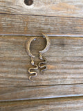 Mojave Moon Snake Earrings