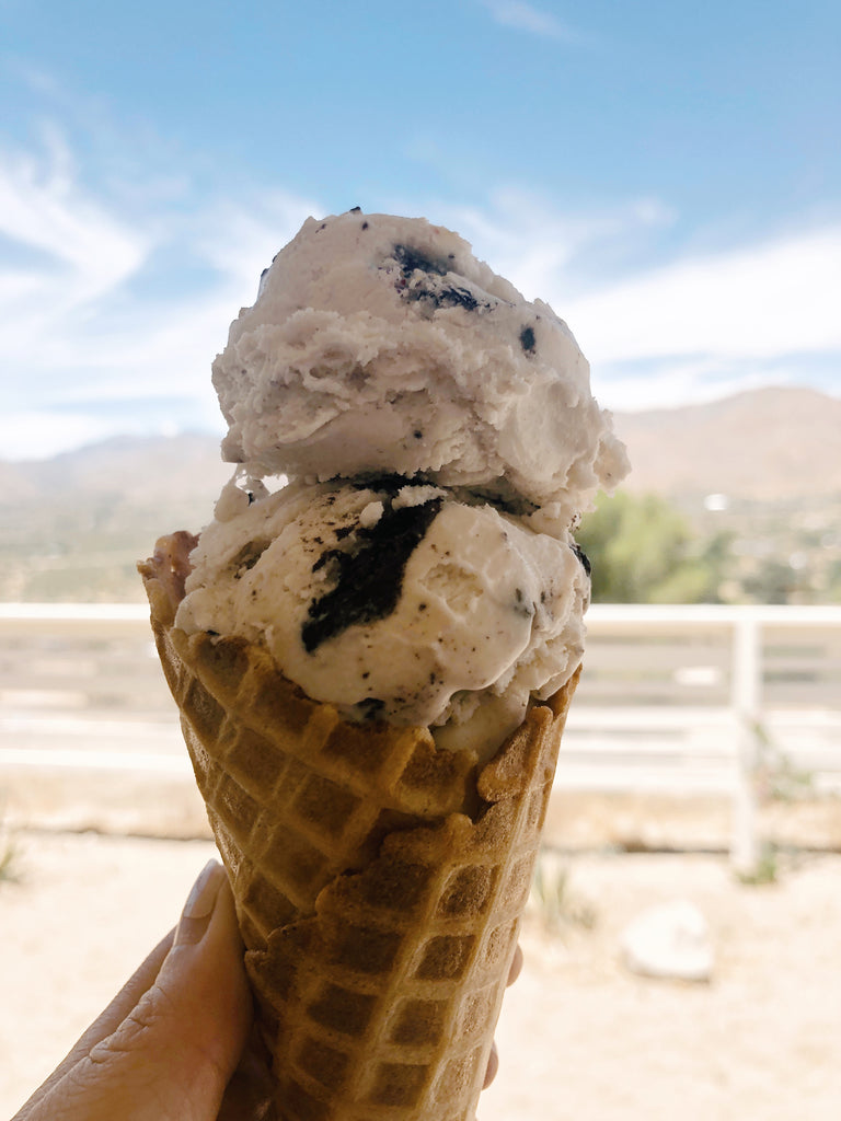 Homemade Birthday Oreo Ice Cream