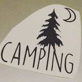 Camping Vinyl Decal