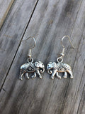 Elephant Charm Earrings