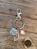 Mermaid Dreaming of the Sea Keychain