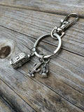 Travel Camper Charm Keychain