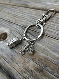 Travel Camper Charm Keychain