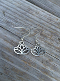 Simple Lotus Earrings