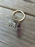 Elephant Crystal Keychain