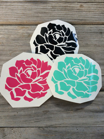 Succulent Vinyl Decal