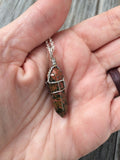 Natural Unakite Jasper Necklace