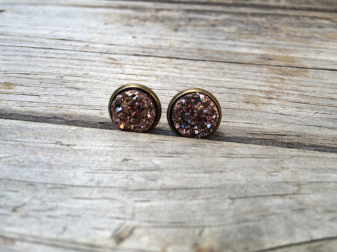 Champagne Druzy Earrings