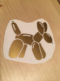 Balloon Animal Vinyl Decal
