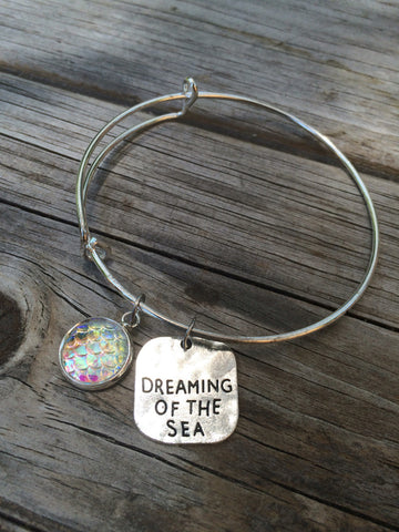 Mermaid Dreaming of the sea bracelet