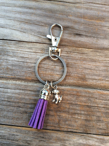 Dog Tassel Keychain