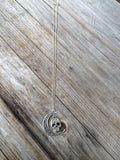 Skull Moon charm necklace