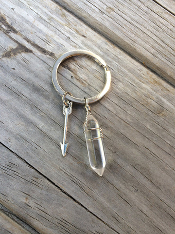 Arrow Crystal Keychain
