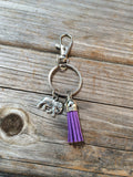 Elephant Tassel Keychain