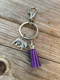 Elephant Tassel Keychain