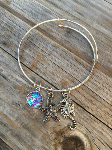 Seahorse and Starfish bracelet