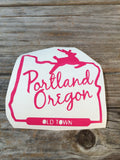 Portland Oregon Vinyl Decal