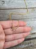 Gold Honeycomb Necklace