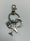 Travel Carpe Diem Charm Keychain