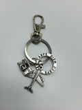 Travel Carpe Diem Charm Keychain