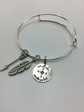 Not All Who Wander Are Lost bracelet