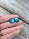 Blue Galaxy earrings