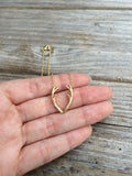 Gold Antler Necklace