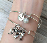 Rose and Bow bracelet