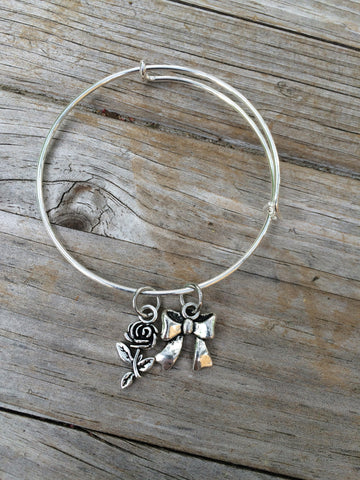 Rose and Bow bracelet