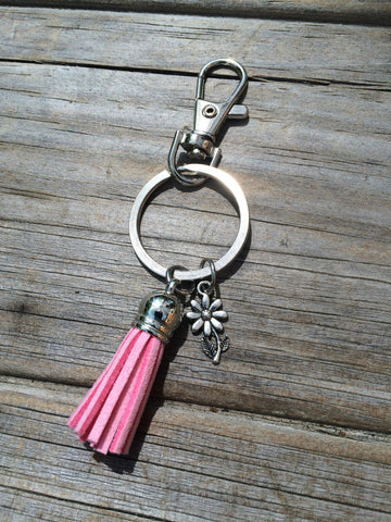 Flower Tassel Keychain