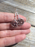 Champagne Druzy Dangle earrings