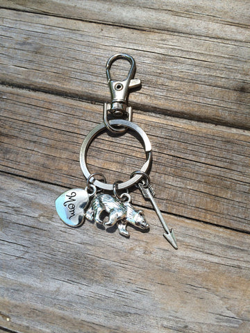 Mama Bear Keychain