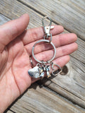 Mom Bow Keychain