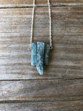 Natural Blue Kyanite Necklace