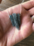 Natural Blue Kyanite Necklace