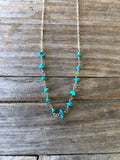 Wire Wrapped Turquoise Necklace