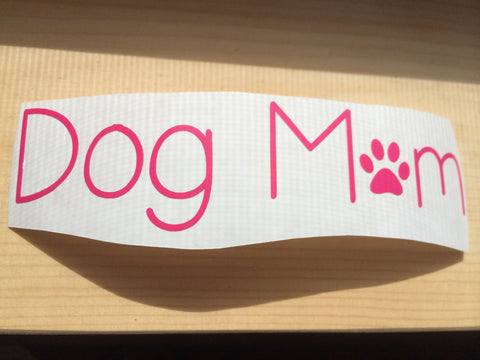 Dog Mom Vinyl Decal