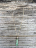 Aventurine Raw Crystal Necklace