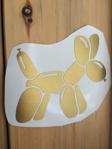 Balloon Animal Vinyl Decal