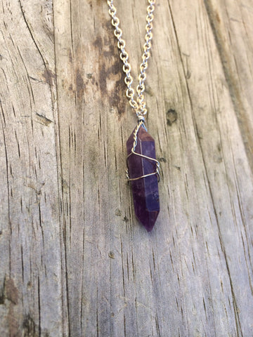 Amethyst Crystal Necklace