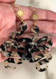 Snake Sun Earrings