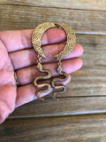 Mojave Moon Snake Earrings