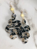 Snake Sun Earrings