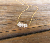 Delicate Moonstone Necklace
