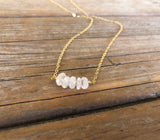 Delicate Moonstone Necklace