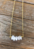 Delicate Moonstone Necklace