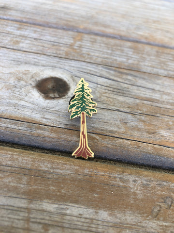 Redwood Enamel Pin