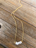 Delicate Moonstone Necklace