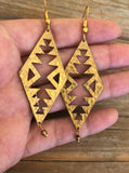 Brass Boho Earrings