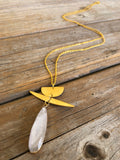 Geometric Quartz Necklace